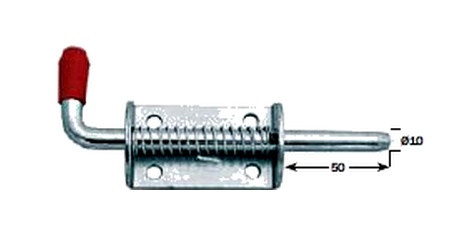 Spring Loaded Bolt WTE244/10